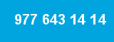 977 643 14 14 977 643 14 14